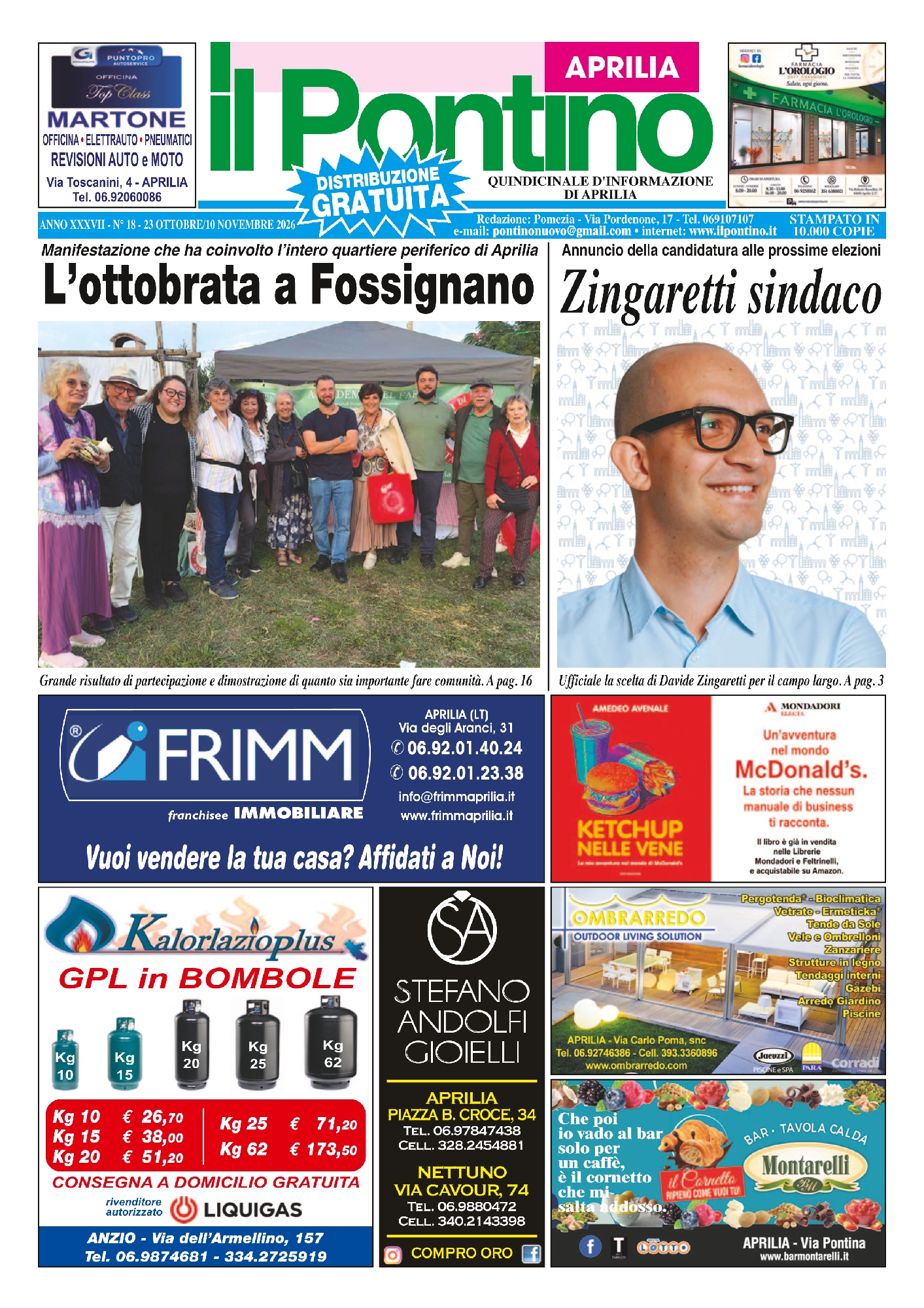 - 23 Ottobre/9 Novembre